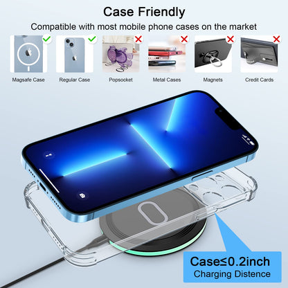 Wireless Charger Samsung Fast Charging Pad for Samsung Galaxy S24/S23 Ultra /S22/S21/Z Flip 6 5,15W Wireless Charging Pad for iPhone 15 14