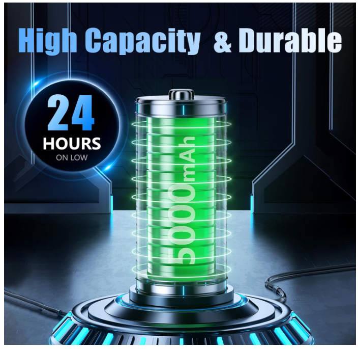 Rechargeable Flashlights High Lumens 90000LM Super Bright Flashlight Zoomable Waterproof Handheld Flashlights for Emergencies (Black) - Chronus