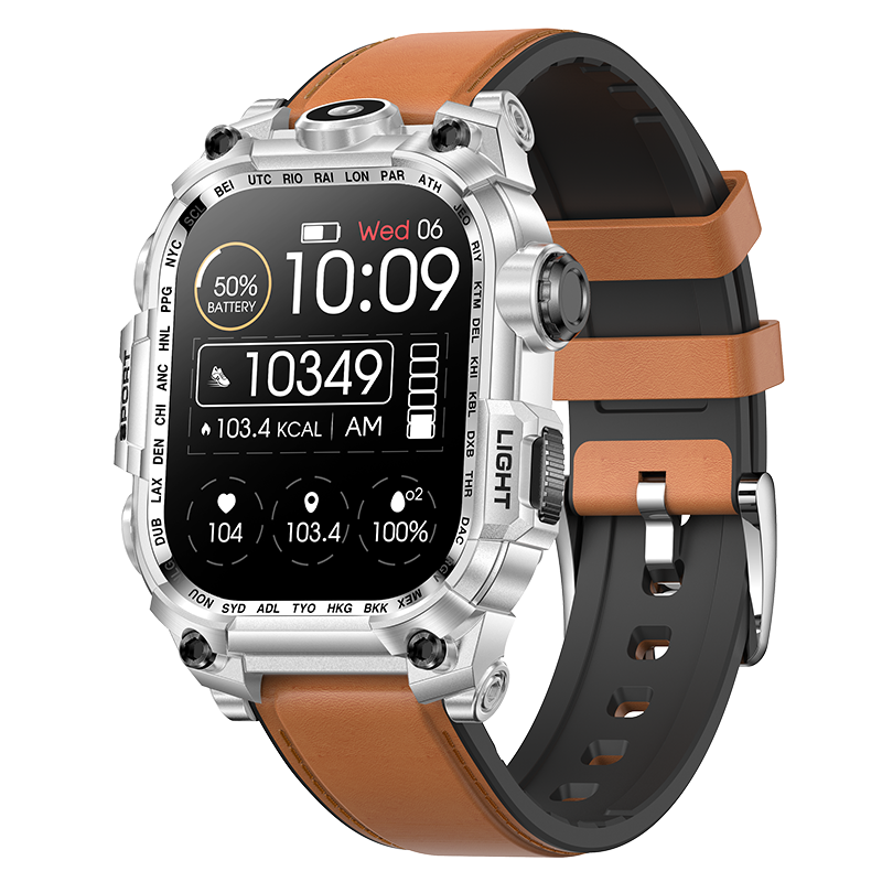 Smartwatch I121 Flashlight 650mAh Durable for Outdoor Sports