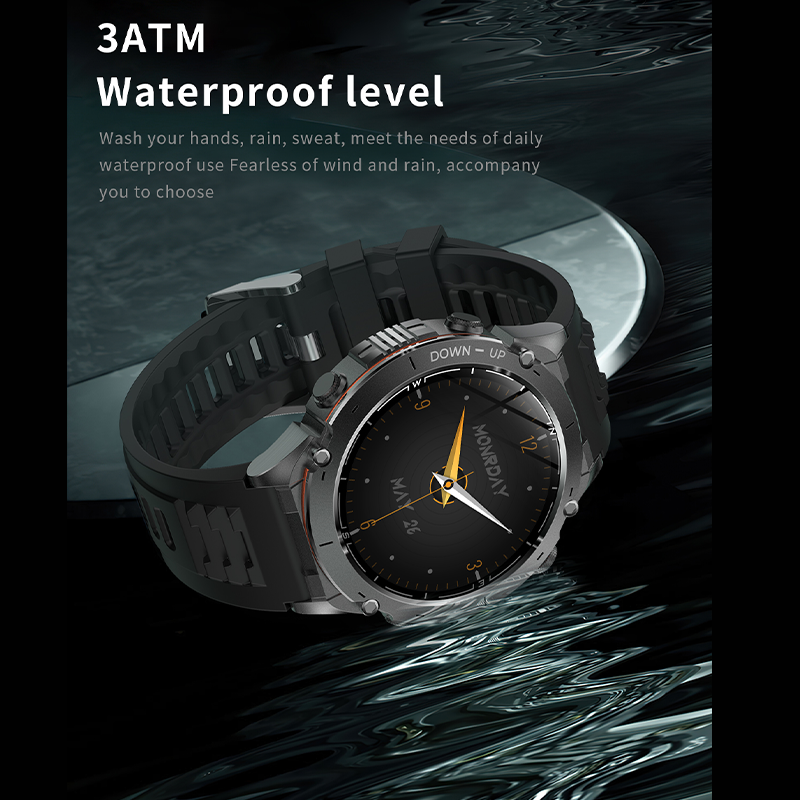 Y101 GPS Sports Smartwatch with 3ATM Waterproof AMOLED Display & Swimming Modes