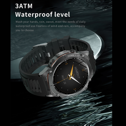 Y101 GPS Sports Smartwatch with 3ATM Waterproof AMOLED Display & Swimming Modes