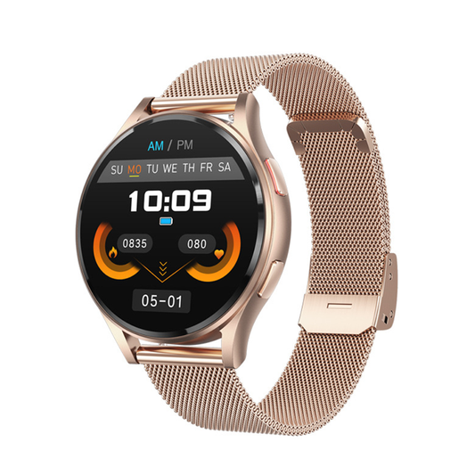 Smartwatch with Bluetooth Calling, Music Playback, Notification Alerts, and ECG Monitoring