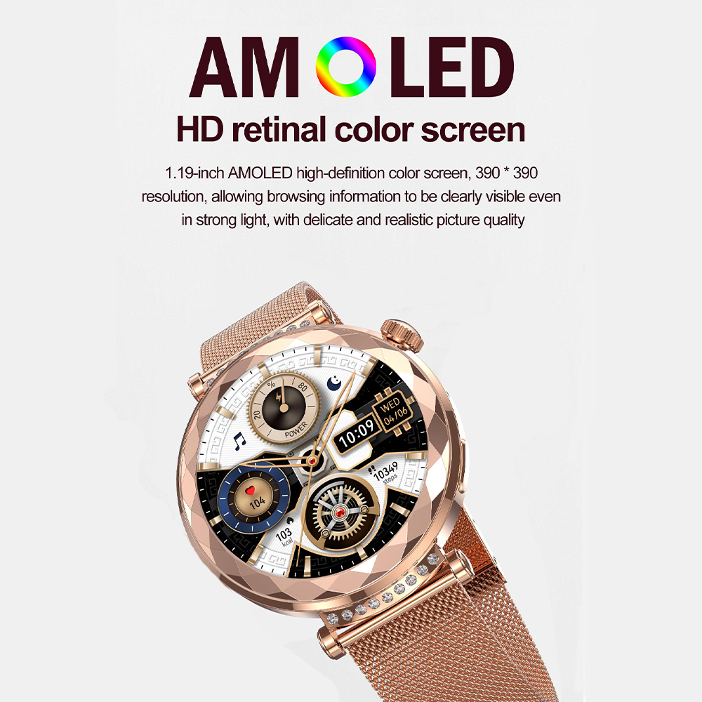 HK88 AMOLED Bluetooth Calling Fashion Smartwatch