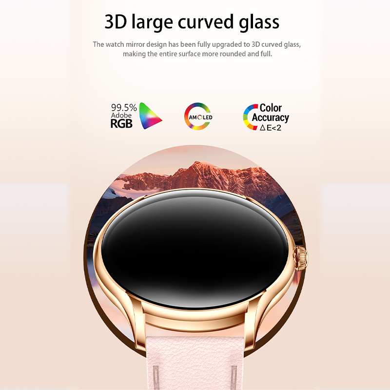 Smartwatch QS36 3D Slim Design Supports Up to 5 Hours Music Playback