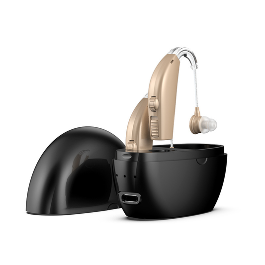 Hearing aids for the elderly, rechargeable, with noise reduction function