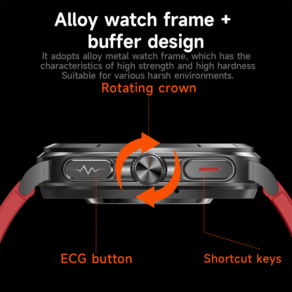 ET492 AMOLED Bluetooth Calling NFC Mood Detection Smartwatch