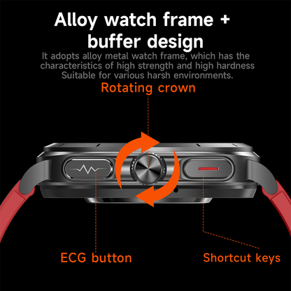 ET492 AMOLED Bluetooth Calling NFC Mood Detection Smartwatch