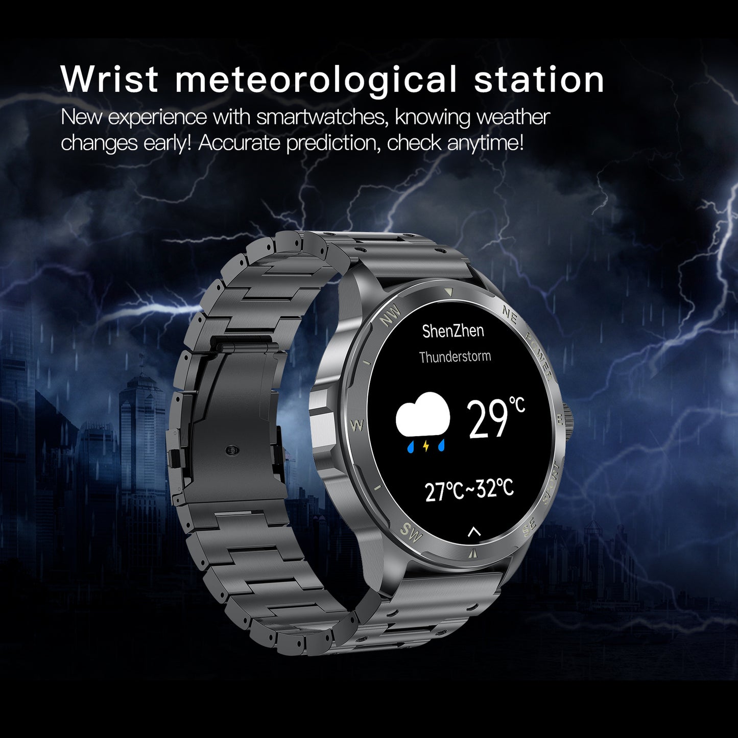 Smartwatch AK77 AMOLED Bluetooth Calling Outdoor Sports