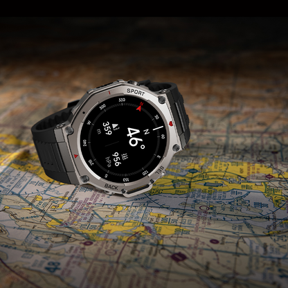 Smartwatch DM58 GPS 5ATM Waterproof AMOLED Display Sports Watch