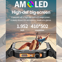 Smartwatch HK84 3ATM Waterproof GPS Compass AMOLED - Chronus