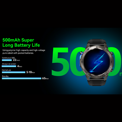 Smartwatch DM56 L1+L5 GPS 5ATM Waterproof AMOLED Display Sports Watch