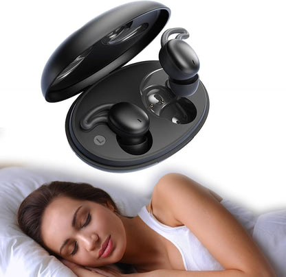 Wireless Sleeping Sleep Earbuds for Side Sleepers Mini Tiny Small Invisible Earbuds Noise Cancelling Smallest Soft Ear Buds Bluetooth Hidden Sleeping Sleep Headphones