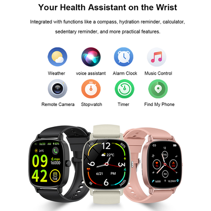 Smartwatch P122 Supports Split-Screen Function Bluetooth Calling