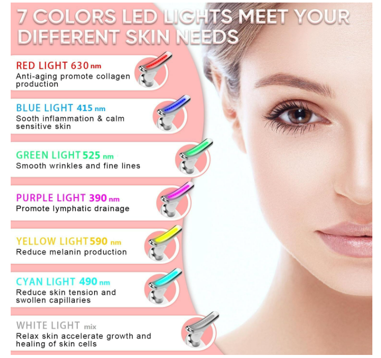 LED Face Sculptor for Skin Tightening and Neck Lifting, 45°C EMS Massage Face Tightening Machine for Women