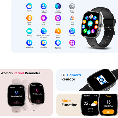 Smartwatch S5 Barrel Design 1.83-inch TFT Bluetooth Calling 100 Sports Modes
