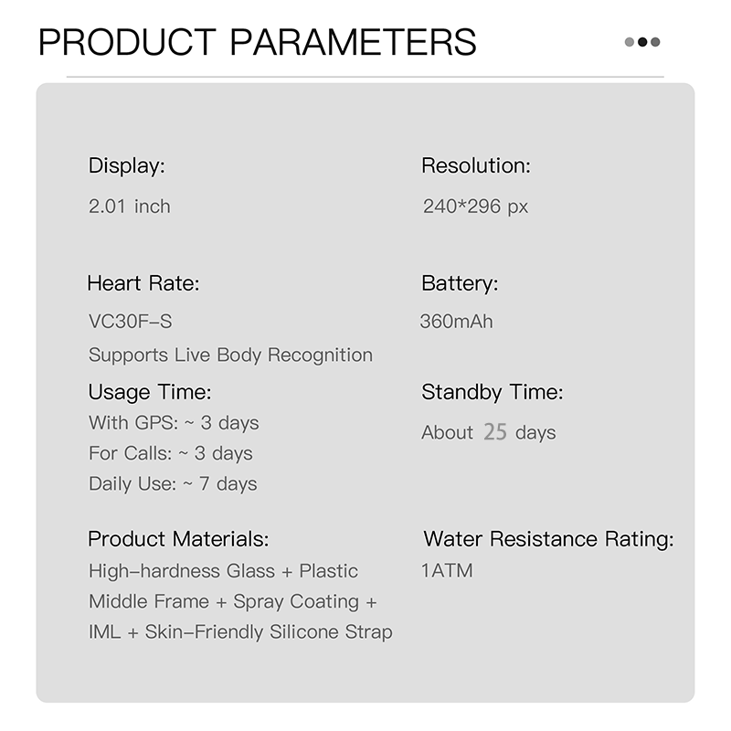 Smartwatch LC211 1ATM Waterproof GPS Long Battery Life