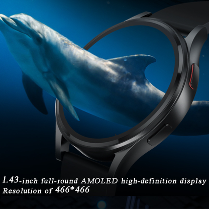Smartwatch with Bluetooth Calling, Music Playback, Notification Alerts, and ECG Monitoring