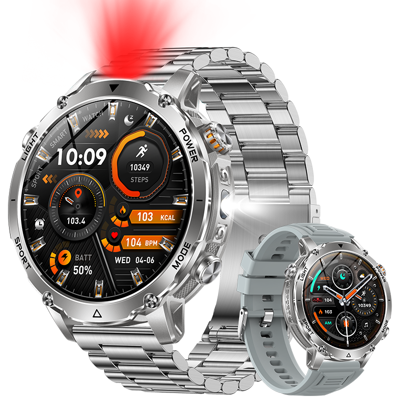 Chronus AK106 1400mAh Red White Light IP68 Bluetooth Call