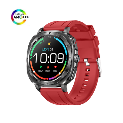ET492 AMOLED Bluetooth Calling NFC Mood Detection Smartwatch