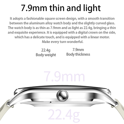 Smartwatch QS36 3D Slim Design Supports Up to 5 Hours Music Playback