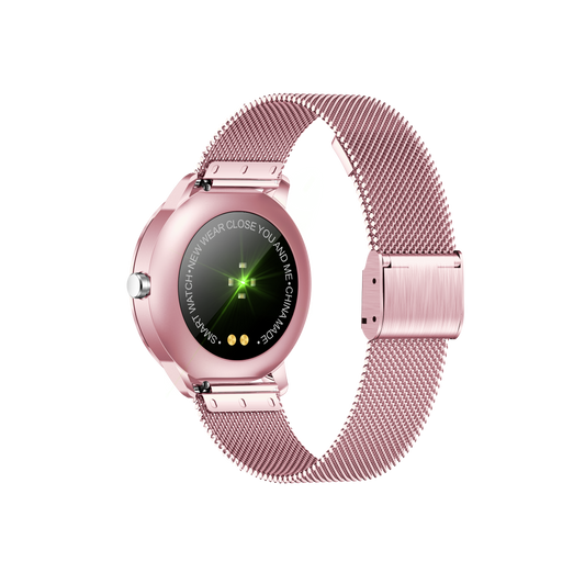 Smartwatch 1,19" HD AMOLED Touchscreen Full 29 Sport modes GPS Waterproof for Android iOS Pink