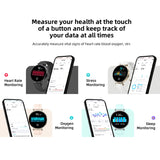 Smartwatch 3ATM Waterproof Fitness Tracker Sport Watch with Bluetooth Calling Reminder