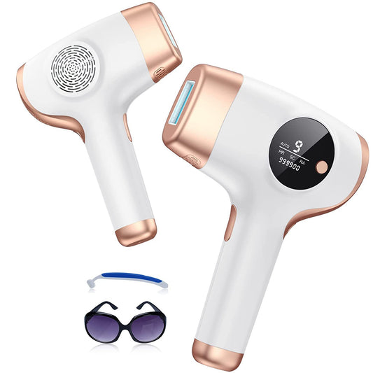 IPL Hair Removal Device, with 9 Energy Level,999,000 Flashes,3 Function, Laser Permanent Hair Remover Painless, White