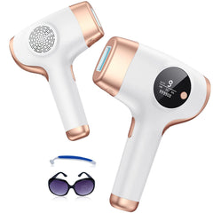 IPL Hair Removal Device, with 9 Energy Level,999,000 Flashes,3 Function, Laser Permanent Hair Remover Painless, White - Chronus