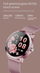 Smartwatch 1,19" HD AMOLED Touchscreen Full 29 Sport modes GPS Waterproof for Android iOS Pink - Chronus