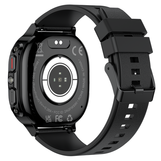 Chronus 1.39"IPX8 Outdoor Fitness Watch with Outdoor lighting,100+ sport Modes, Heart Rate