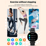 Smartwatch 3ATM Waterproof Fitness Tracker Sport Watch with Bluetooth Calling Reminder