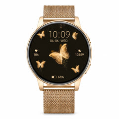Smartwatch I179 com Chamadas Bluetooth e Design Minimalista (Rosa)