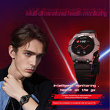 Men Smartwatch 1.19" AMOLED Fitness Tracker 5ATM Waterproof