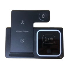 3 in 1 Wireless Charging Dock for iPhone 15/14/13/12, Apple Watch, AirPods - Chronus
