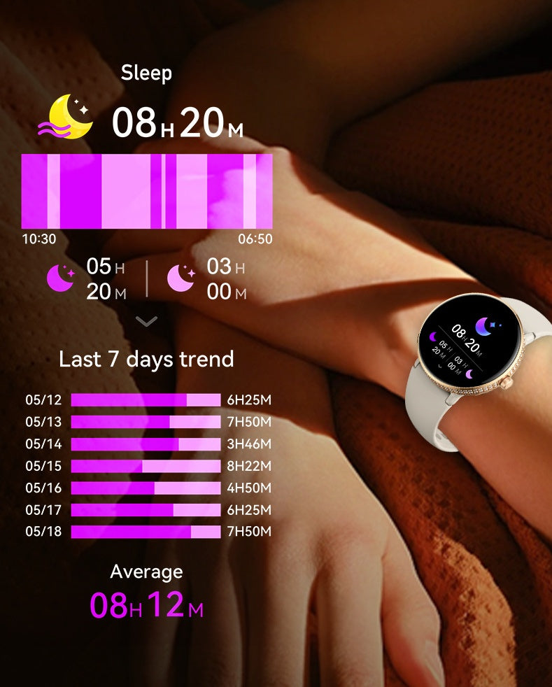 Smartwatch S76 Bluetooth Calling Supports Mobile App Message Notifications