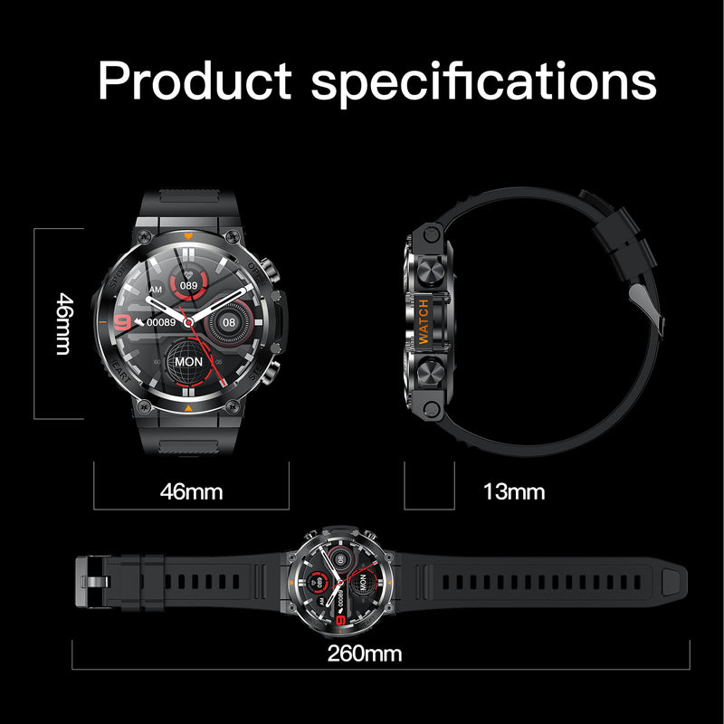 Smartwatch AK61 400mAh Large Battery Bluetooth Calling Outdoor